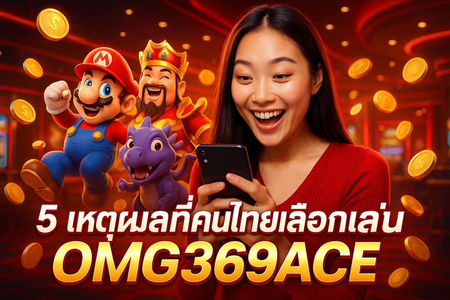 5 เหตุผลที่คนไทยเลือกเล่น OMG369ACE